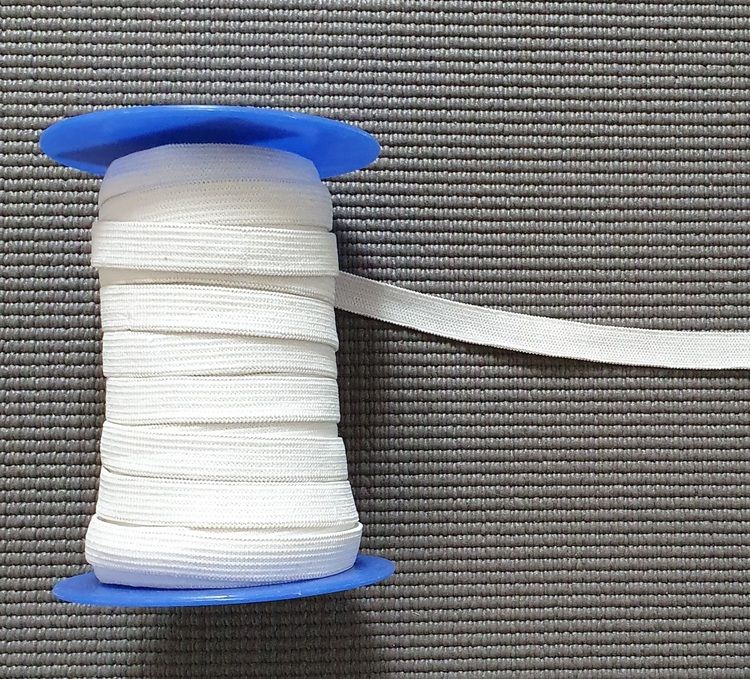 Resår 10 mm, vit