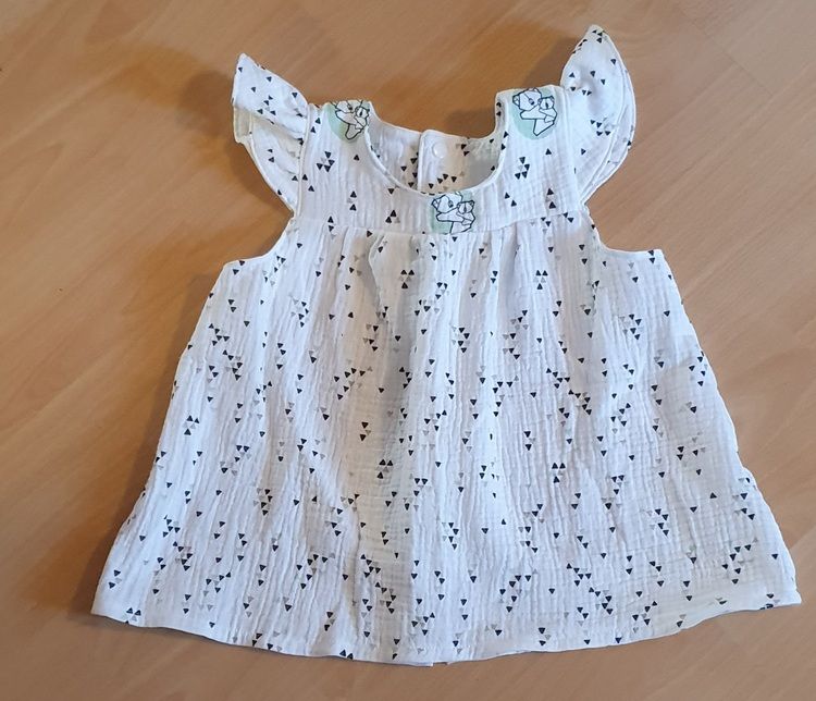 Muslin småmönstrat