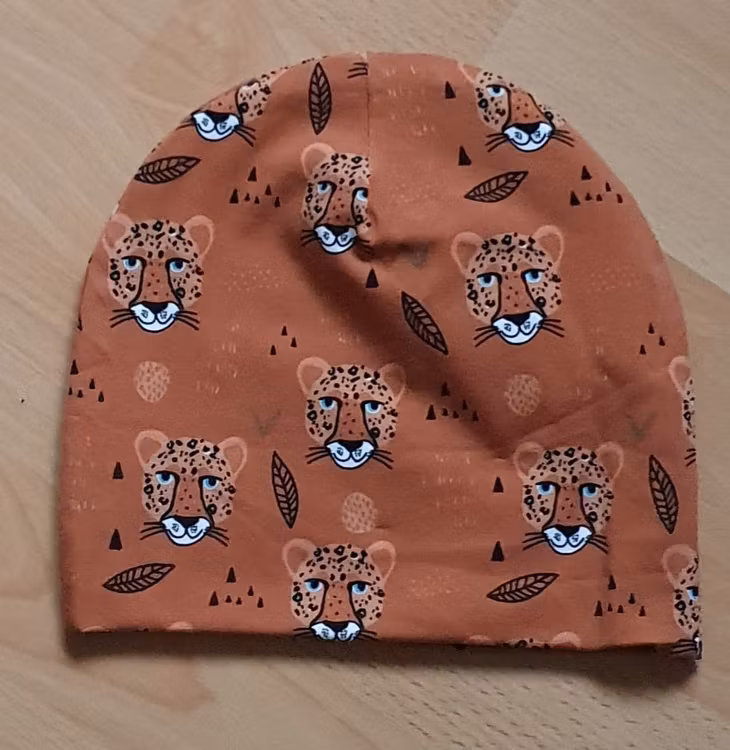 Mössa - Leopardhuvud