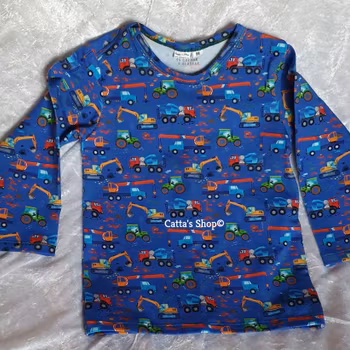 Långärmad tröja-arbetsfordon