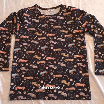 Långärmad tröja-bilar