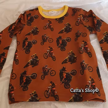 Långärmad tröja, cross-mc