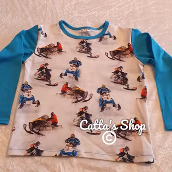 Långärmad tröja - Snöskotrar