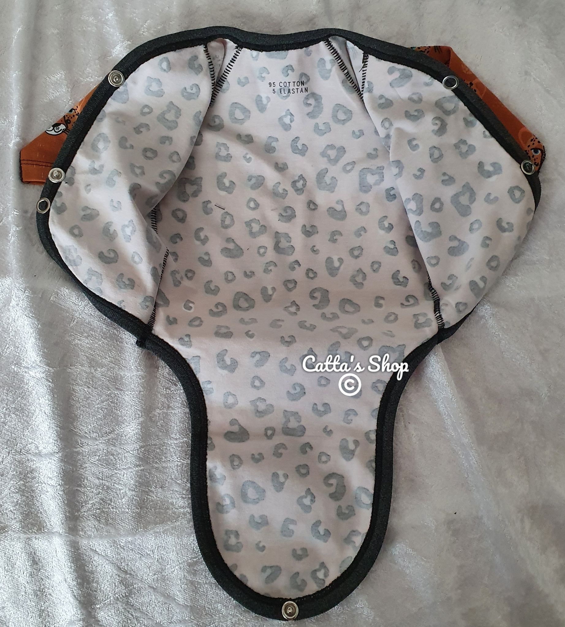 Babybody + Byxa - Leopard