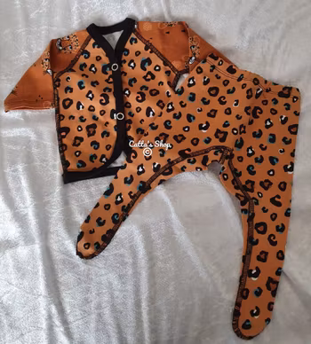 Prematur set Leopard - Ekologisk