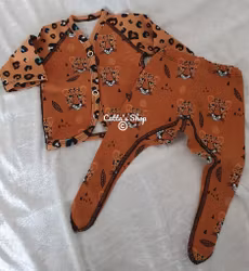 Tröja + Byxa - Leopard "ekologisk"