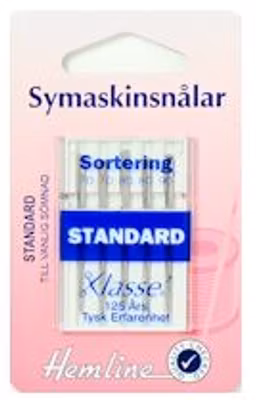 SYMASKINSNÅLAR STANDARD 70-90
