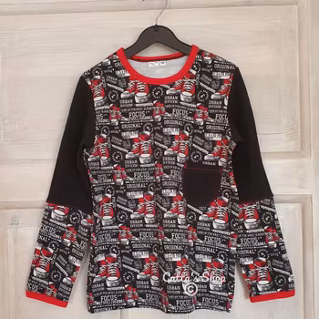 Ekologisk Street Style Tröja med Converse Motiv