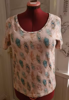 T-shirt - Fjädrar (dam)