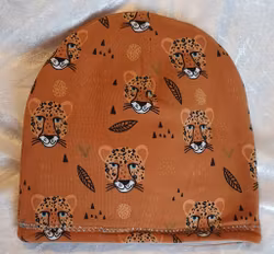 Mössa fodrad - Leopard