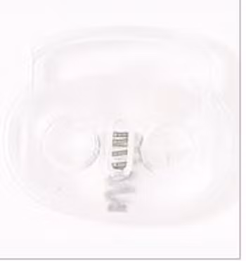 FJÄDERSTOPP, transparent/svart