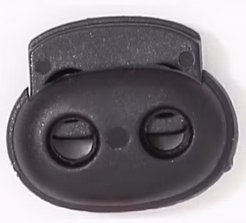 FJÄDERSTOPP, transparent/svart