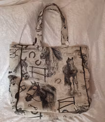 Tygväska/kasse - Hästar