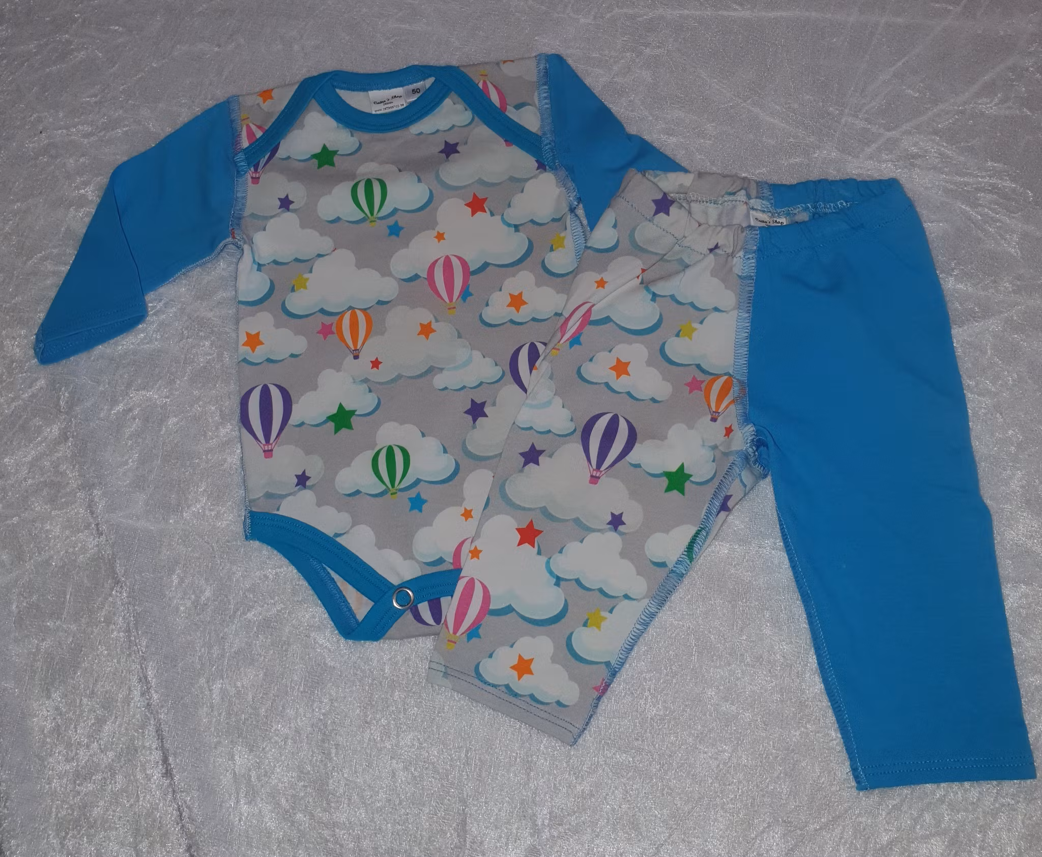 Babybody/byxa - luftballonger
