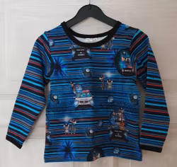 Långärmad barntröja – Möss på polisuppdrag "ekologisk"