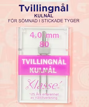 TVILLINGNÅL STRETCH 4.0 / 80