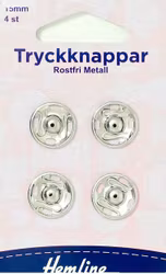 Tryckknappar 15 mm (handsömnad)