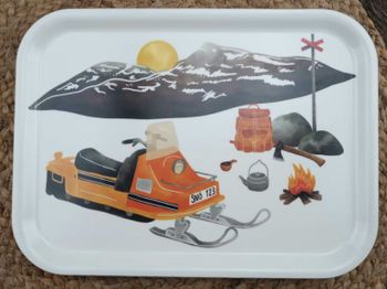 Frukostbricka - motiv Ockelbo skoter