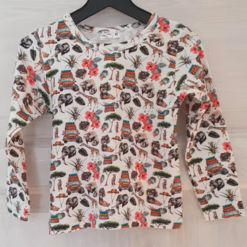 Tröja - exotiska djur