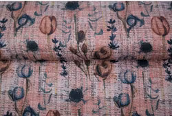 ekologisk trikåtyg - TULPANER