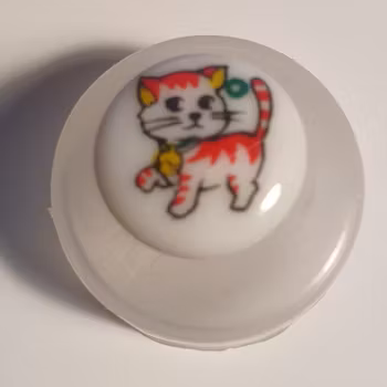 Knapp - Katt 15mm