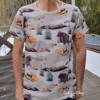 T-shirt vuxen (unisex) - eget tygval