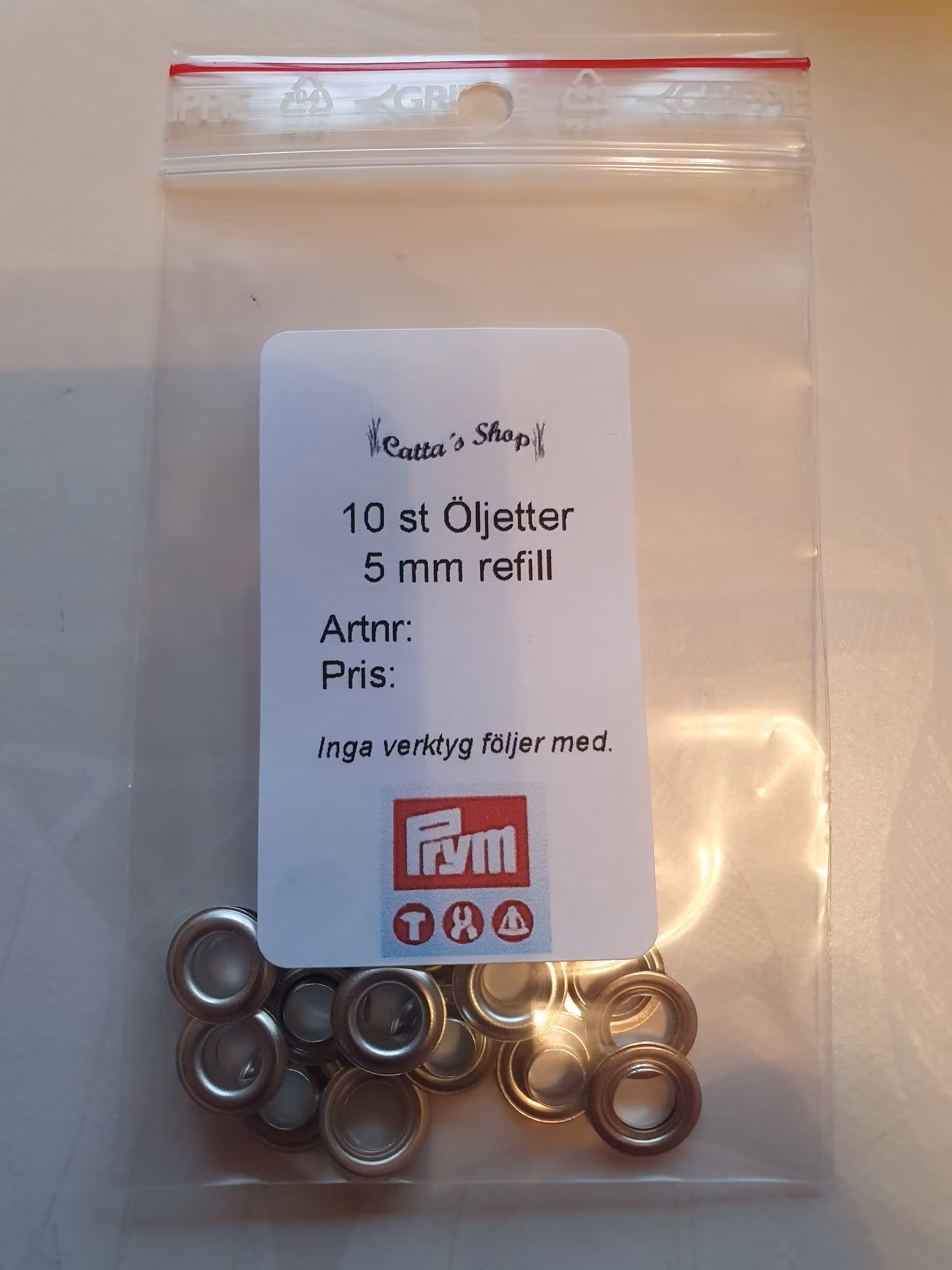 Öljetter 5 mm refill