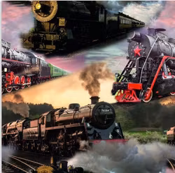 ekologisk trikåtyg - LOKOMOTIV