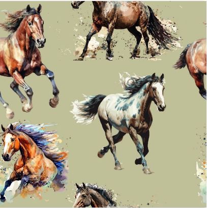 ekologiskt trikåtyg - Galopp