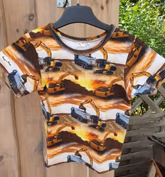 T-shirt - Digging / Grävskopor "ekologisk"