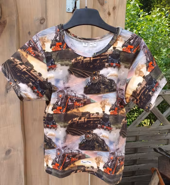 T-shirt – Ånglok / Lokomotiv "ekologisk"