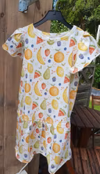 Sommarklänning Frukter - ekologisk