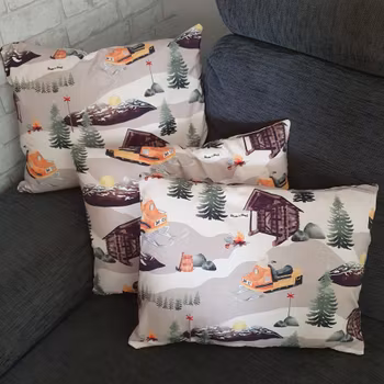 Kudde - Motiv Ockelbo skoter