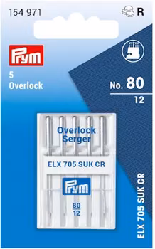 SYMASKINSNÅL OVERLOCK JERSEY, ELX705