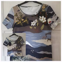 T-shirt - Fjällvandring (dam) - ekologisk