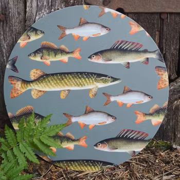 Grytunderlägg "fiskar"