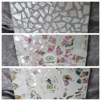 Upptäck Våra Unika Tavla/Grytunderlägg i Återbrukad Mosaik