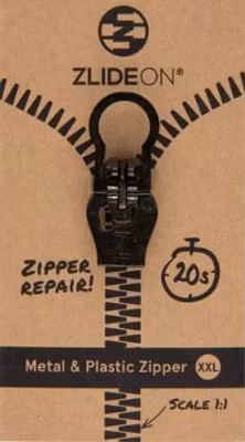 Metal & Plastic Zipper XXL
