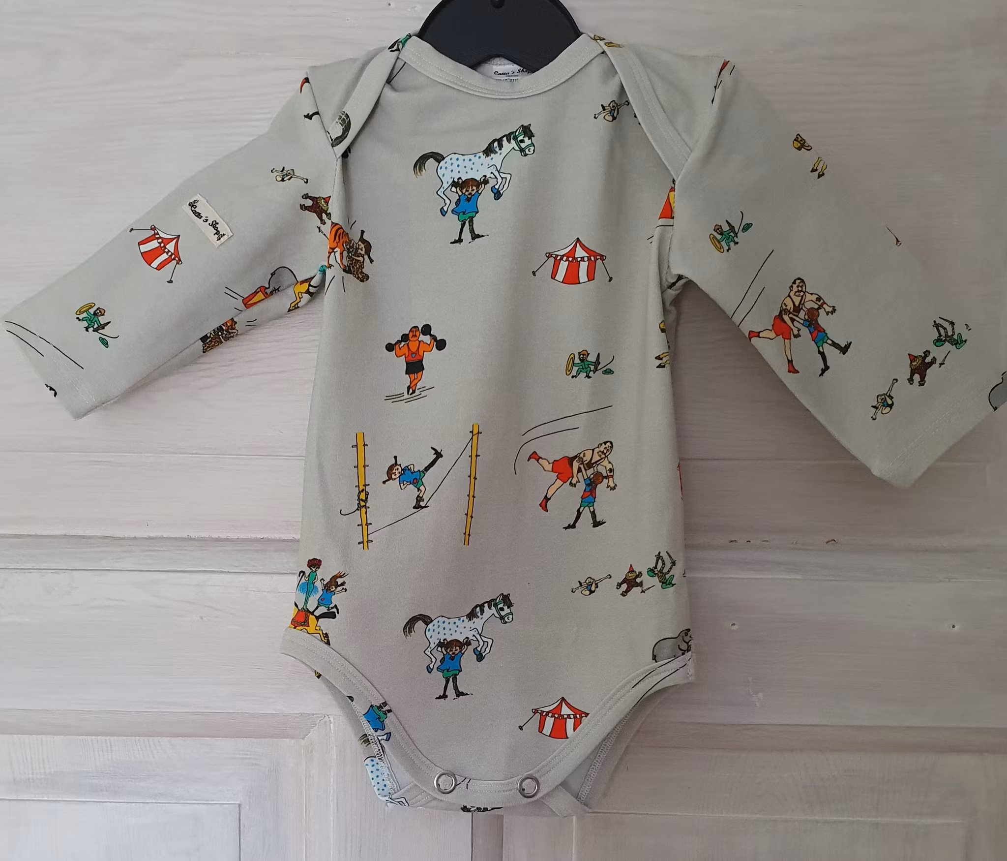 Babybody Pippi "ekologisk"