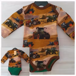 Babybody - Traktor "ekologisk"