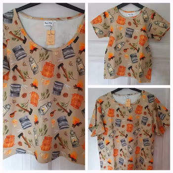 T-shirt Skogsutflykt "ekologisk"