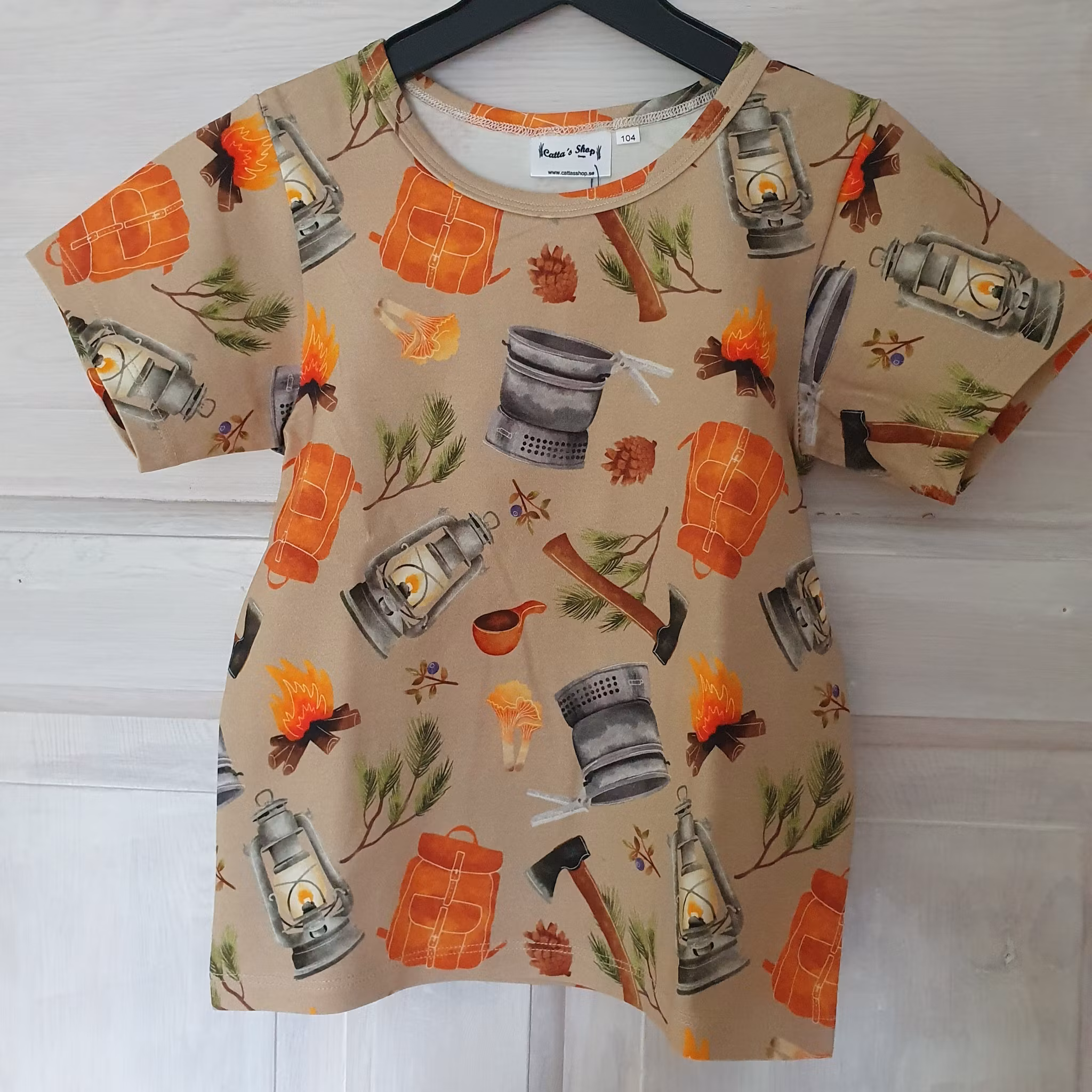 T-shirt Skogsutflykt "ekologisk"