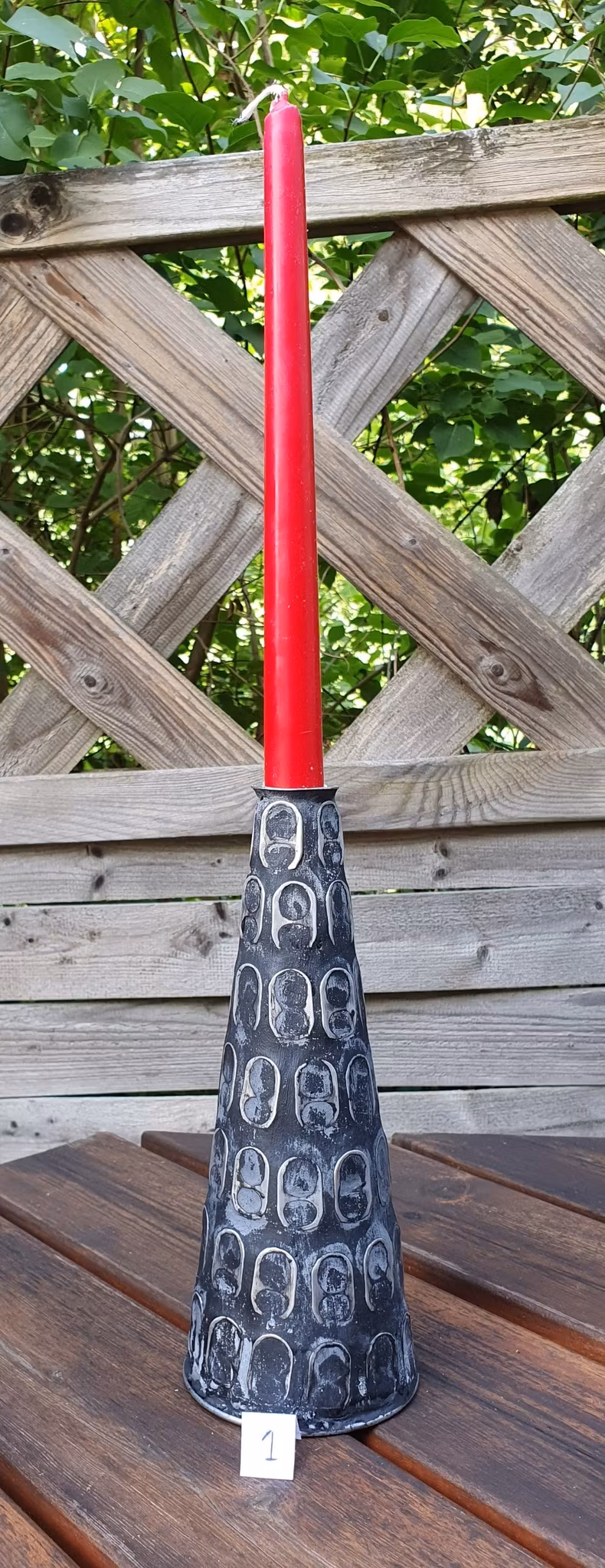 Mosaik ljusstake