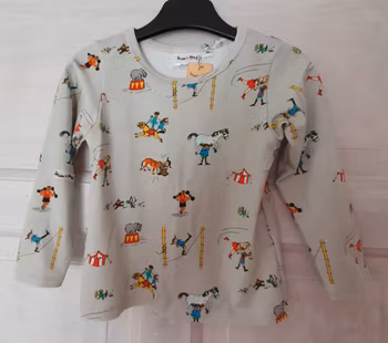 Tröja Pippi på cirkus "ekologisk"