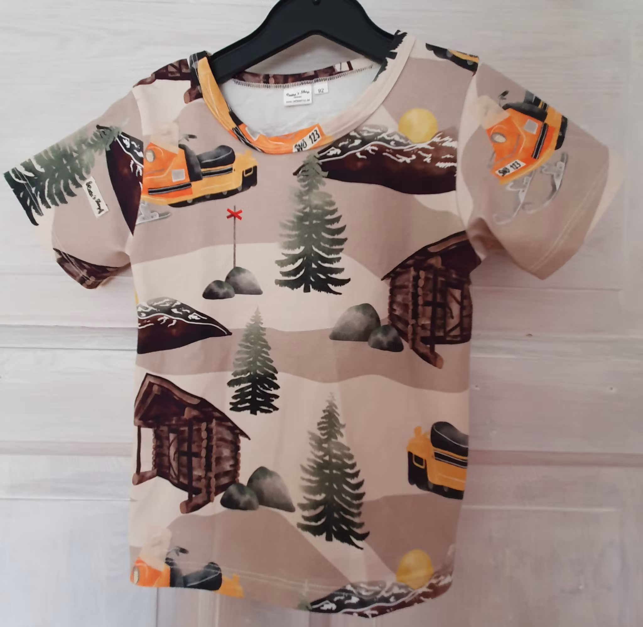 T-shirt motiv Ockelbo skotern "ekologisk"