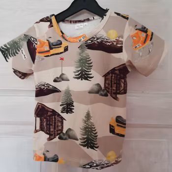 T-shirt motiv Ockelbo skotern "ekologisk"