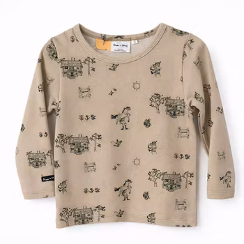 Barntröja REGNBÅGSVILLAN - ekologisk - Svensk Design