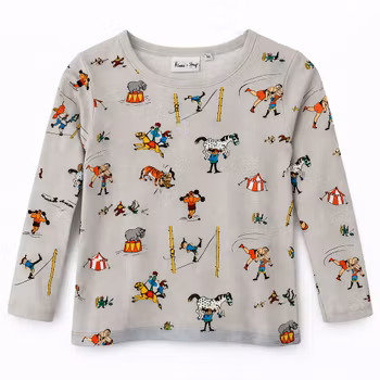 Barntröja CIRKUS - ekologisk bomull - Svensk design