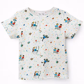 Barn t-shirt Sommarkalas - ekologisk - Svensk design