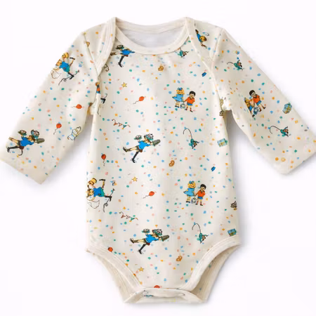 Babybody Sommarkalas – Ekologisk babybody i mjuk bomull